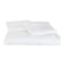 La Collection Fitted Stripe Bed Sheet - 160x200 Cm - White