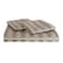 ملاية سرير مخططة لا كوليكشن بحواف مطاطية - 180*200 سم- بيج