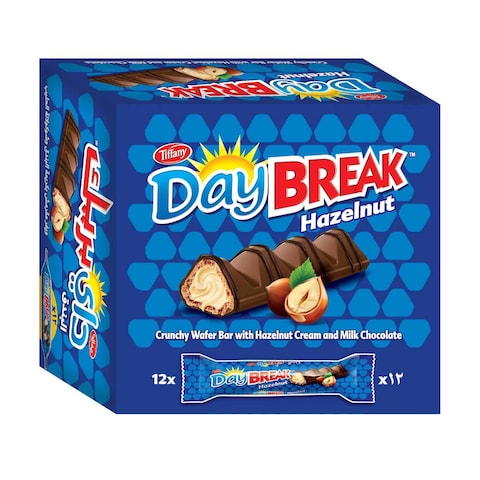 Day Break Hazelnut Cream Crunchy Wafe - 16 gm - 12 Count