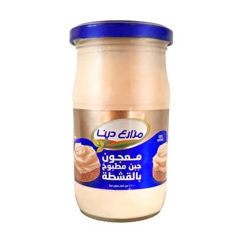 مزارع دينا سبريد جبنة بالقشطة - 500 جرام