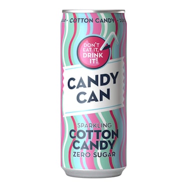 Candy Can Cotton Candy Sparkling Drink Zero Sugar - 330 ml