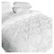 4 Bed Comforter Embroidered Set - 3 Pieces - Offwhite