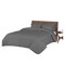 4 Bed Comforter Plain - 180 x 235 Cm - Gray