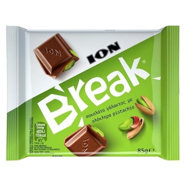 Ion Break Chocolate with Pistachio - 85gm