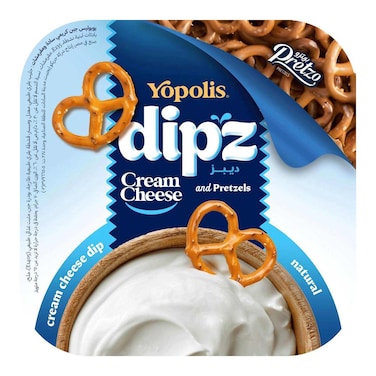 Yopolis Dipz Cream Cheese &amp; Pretzel - 70 gm