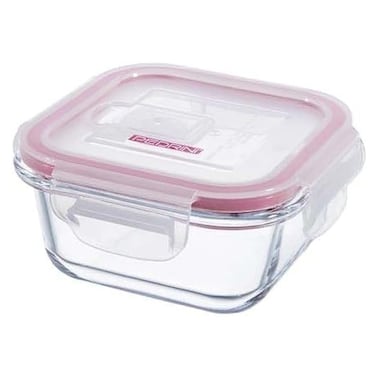 Pedrini Square Glass Food Container - 300 ml