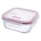 Pedrini Square Glass Food Container - 1100 ml