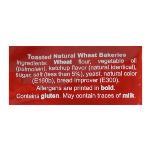 Bake Rolz Wheat Snacks with Ketchup Flavor - 45 gram