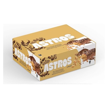 كوفرتينا أستروس كريسب مع الكراميل والسوداني مغطى بالشوكولاتة - 12 قطعة