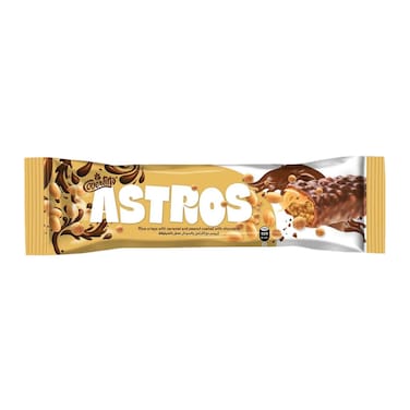 Covertina Astros Crisped Rice with Caramel Coated Chocolate