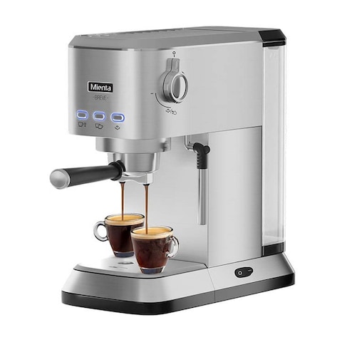 Mienta Espresso Coffee Maker 15 Bar - Silver - CM31916A