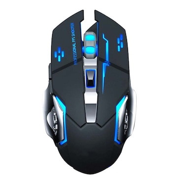 ماوس زيرو سلكي ضوئي للالعاب - اسود - ZR-1900