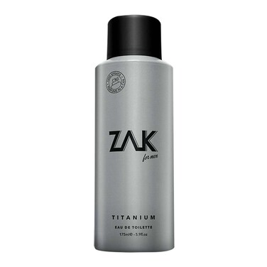 Zak Titanium Eau De Toilette Spray for Men - 175 ml
