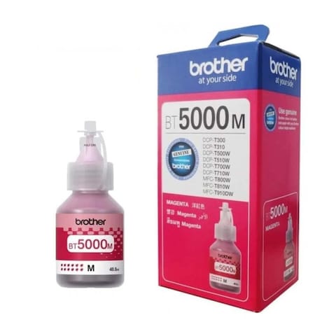 Brother Printer Inks - Black D60BK + Cyan - BT5000C + Magenta - BT5000M + Yellow - BT5000Y