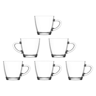 لاف فيجا طقم مجات زجاج - 6 قطع - A409