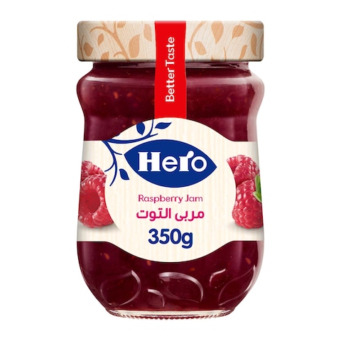 هيرو مربى توت - 350 جرام + 2 برطمان مربى توت - 28.3 جرام