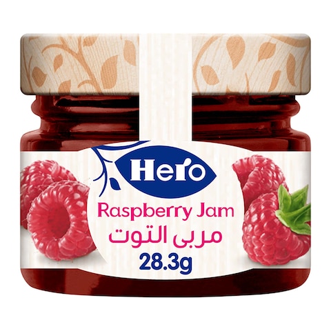 هيرو مربى توت - 350 جرام + 2 برطمان مربى توت - 28.3 جرام