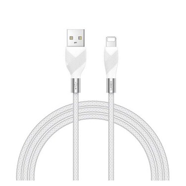 لانكس كابل شحن لايتنينج سريع 5 أمبير 1 متر - أبيض - LS29L