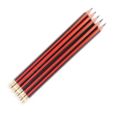 مجموعة اقلام رصاص اتش بي - 5 أقلام