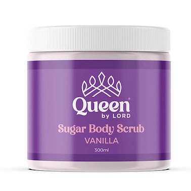 Queen Body Sugar Scrub with Vanilla Scent - 300 ml