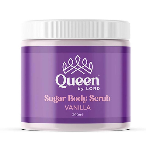 Queen Body Sugar Scrub with Vanilla Scent - 300 ml