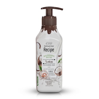 ايفا لوشن مرطب للبشرة العادية برائحة جوز الهند - 370 مل