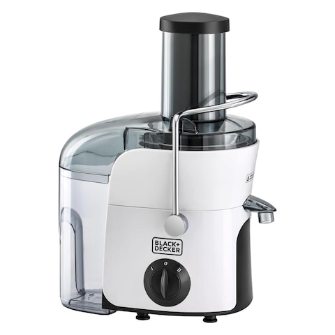 Black + Decker Juice Extractor 800 Watt - Black and White - JE780-B5