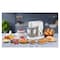Black + Decker Multifunction Stand Mixer 1000 Watt 6 Liter - White and Silver - MKM100-B5