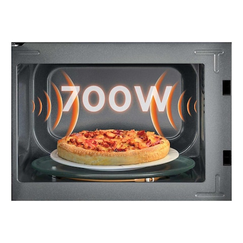 Black + Decker Microwave Oven 20 Liter 700 Watt - Gray - MZ2015P