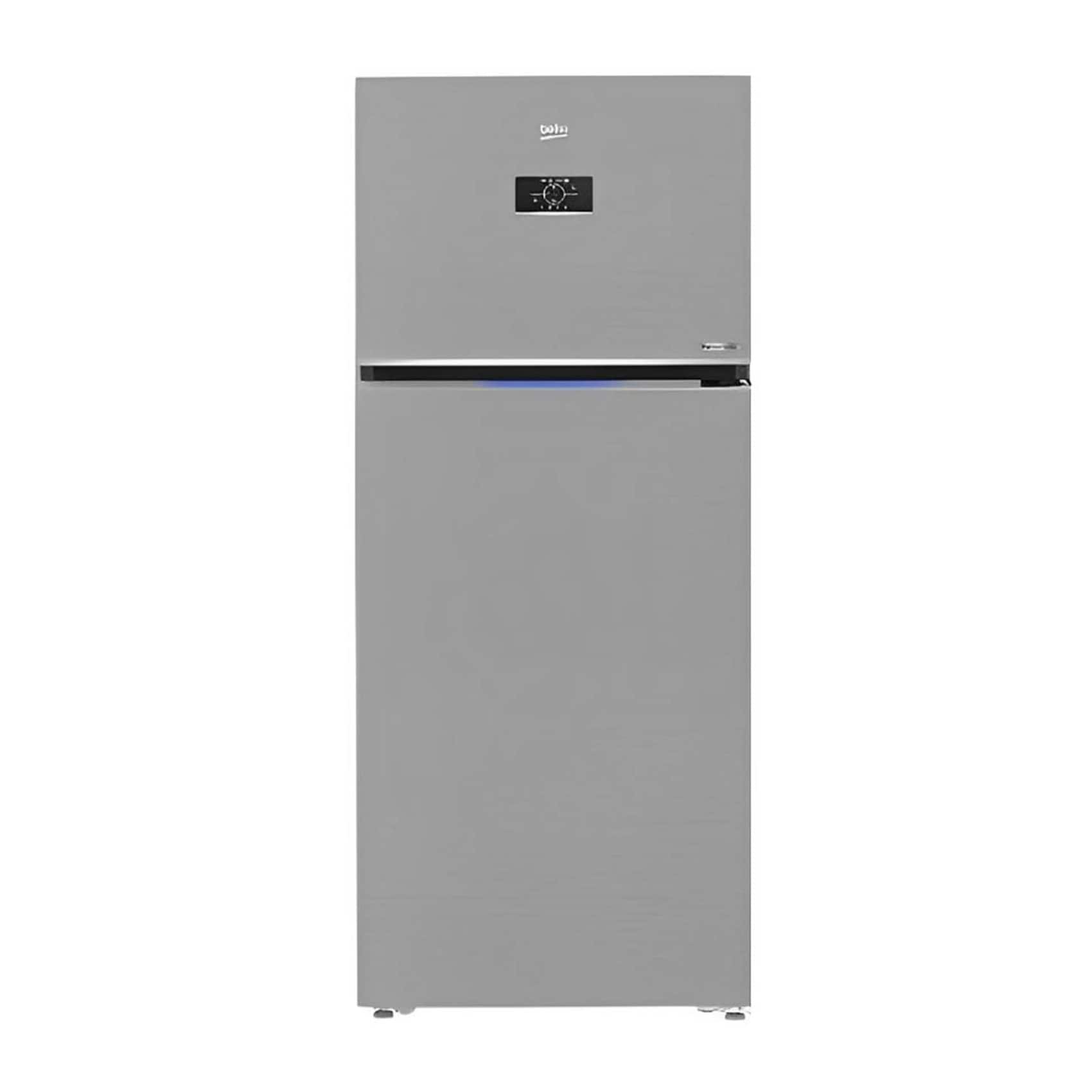 Buy Beko Refrigerator Double Door - 408 Liters - Silver