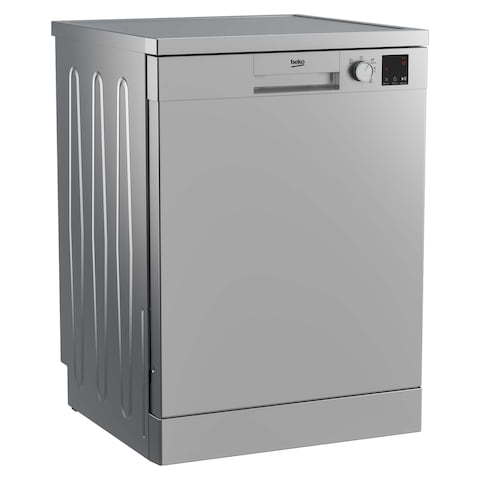 Beko Digital Dishwasher 13 Place Settings 5 Programs - Silver - DVN05322S