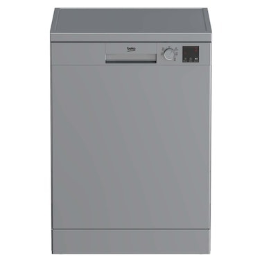 Beko Digital Dishwasher 13 Place Settings 5 Programs - Silver - DVN05322S