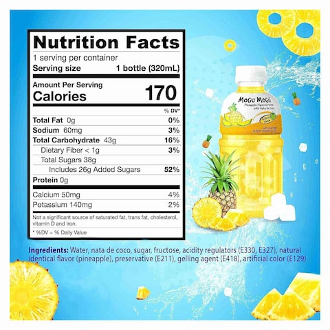 Mogu Mogu Pineapple Drink - 320 ml