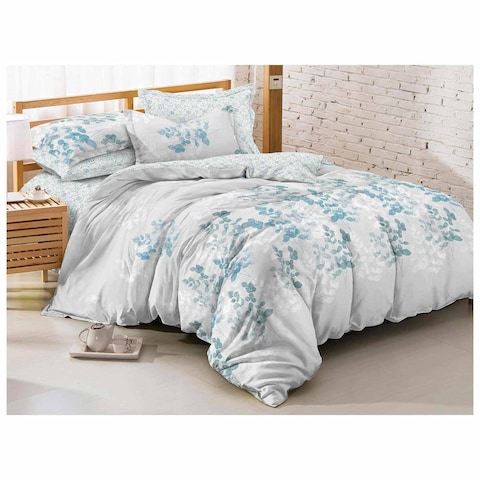La Collection Printed Comforter Set 1279 - 180x240 Cm - 2 Pieces