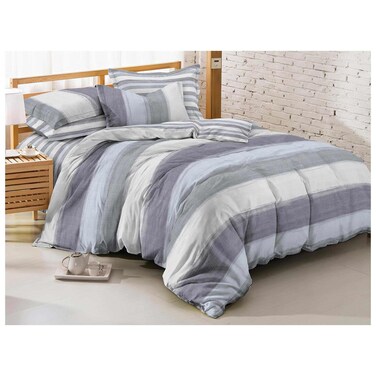 طقم لحاف مطبوع لا كوليكشن 1283 - 220*240 سم - 3 قطعة