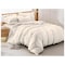 La Collection Plain Comforter Set - 220x240 Cm -3 Pieces - White