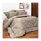 La Collection Wide Stripe Comforter&nbsp;- 220x240 Cm - Beige
