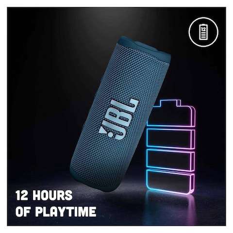 JBL Flip 6 Wireless Speaker - Blue - JBLFLIP6BLUAM