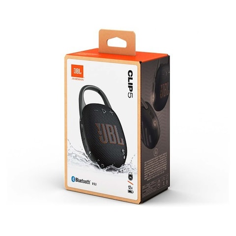 JBL Clip 5 Bluetooth Speaker - Black