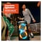 JBL PartyBox Stage 320 Bluetooth Speaker with Telescopic Handle and Wheels - Black