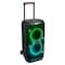 JBL PartyBox Stage 320 Bluetooth Speaker with Telescopic Handle and Wheels - Black