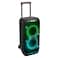 JBL PartyBox Stage 320 Bluetooth Speaker with Telescopic Handle and Wheels - Black