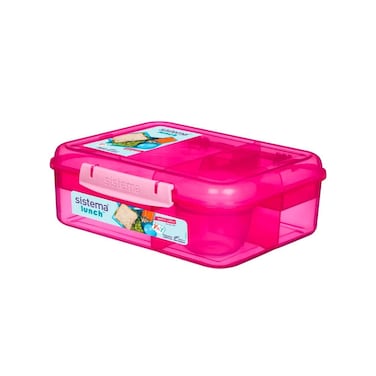 Bento Lunch Box - 1.65 Liter - Pink