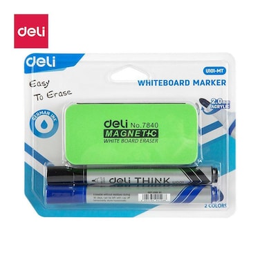 Deli Markers with Whiteboard Eraser