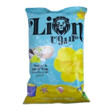 Lion Chips with Youghrt and Salted Lime - 65 gram