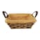 Aramex Square Bread Basket with Handles