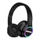 سماعة راس لاسلكية ويوو سوبر باس - أسود - 102