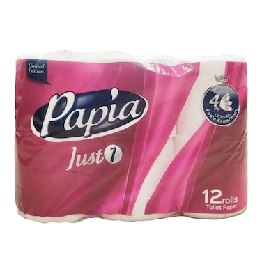 Papia Toilet paper - 4 Ply - 12 Rolls