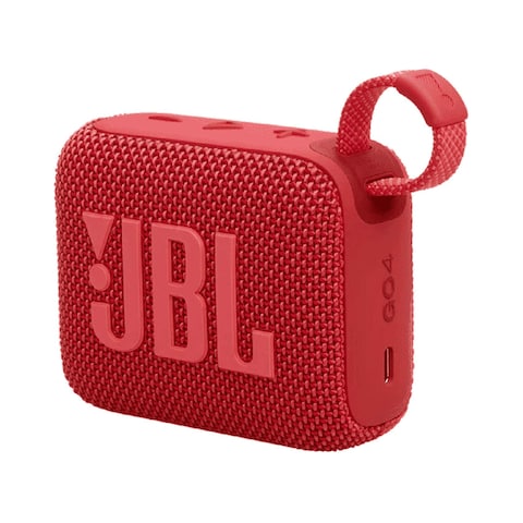 JBL Go4 Bluetooth Portable Speaker - Red