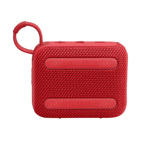 JBL Go4 Bluetooth Portable Speaker - Red